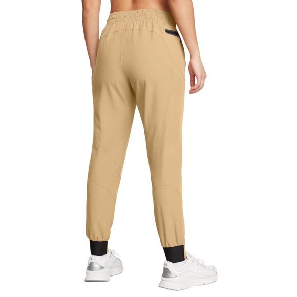 Under Armour Women's Unstoppable Joggers‎ Pant, Brown/Black - Picture 3 of 3